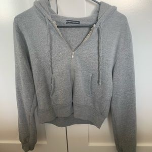 Cropped Brandy Melville Zip Up